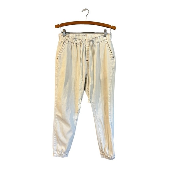 Legoe Maternity & Post Maternity Pants Denim Joggers Elastic Waist Size 2 - Picture 3 of 8